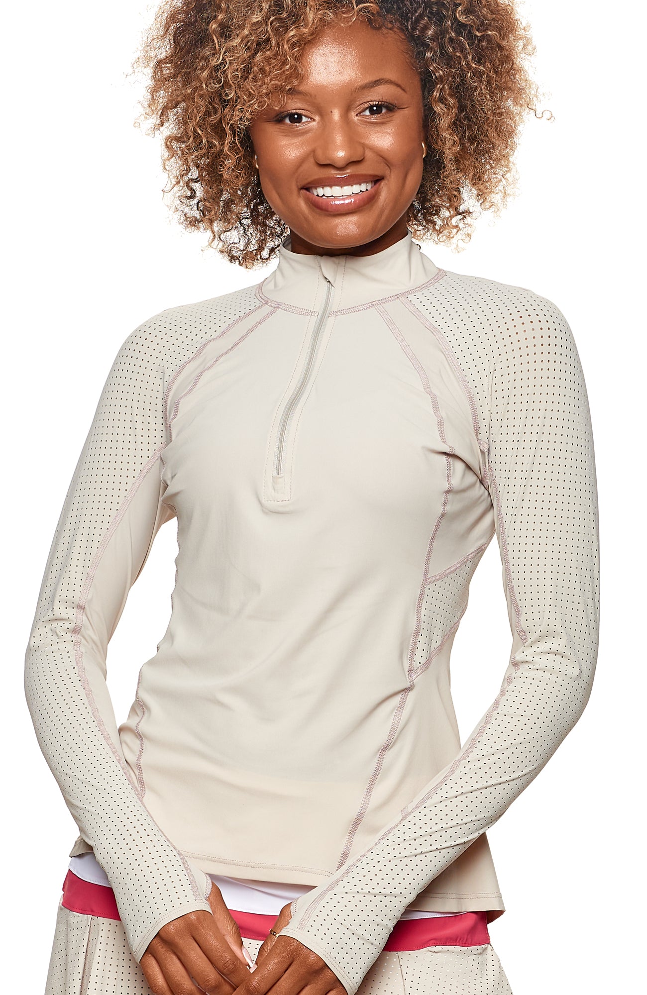 Grace 1/2 Zip Long Sleeve