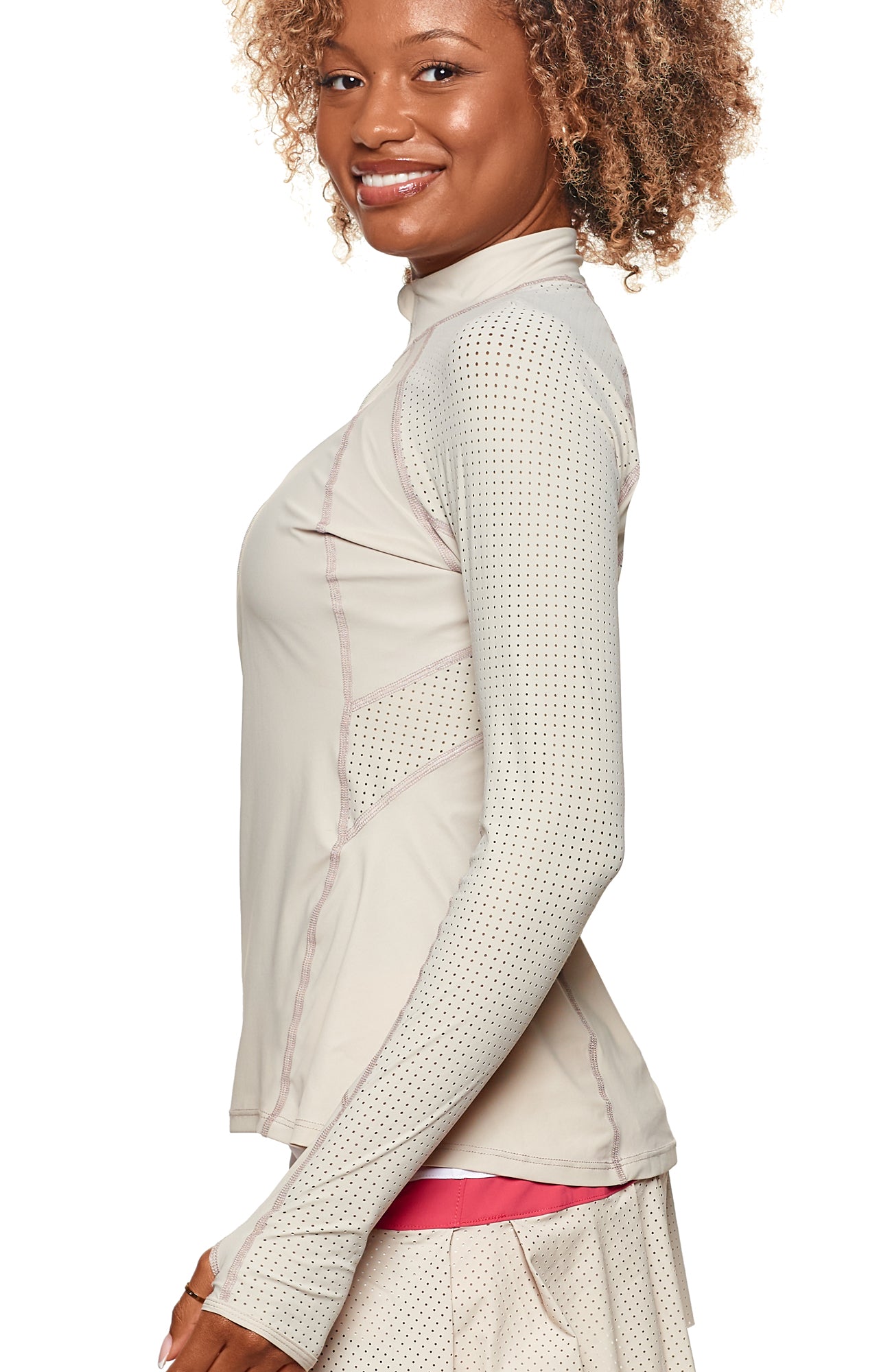 Grace 1/2 Zip Long Sleeve