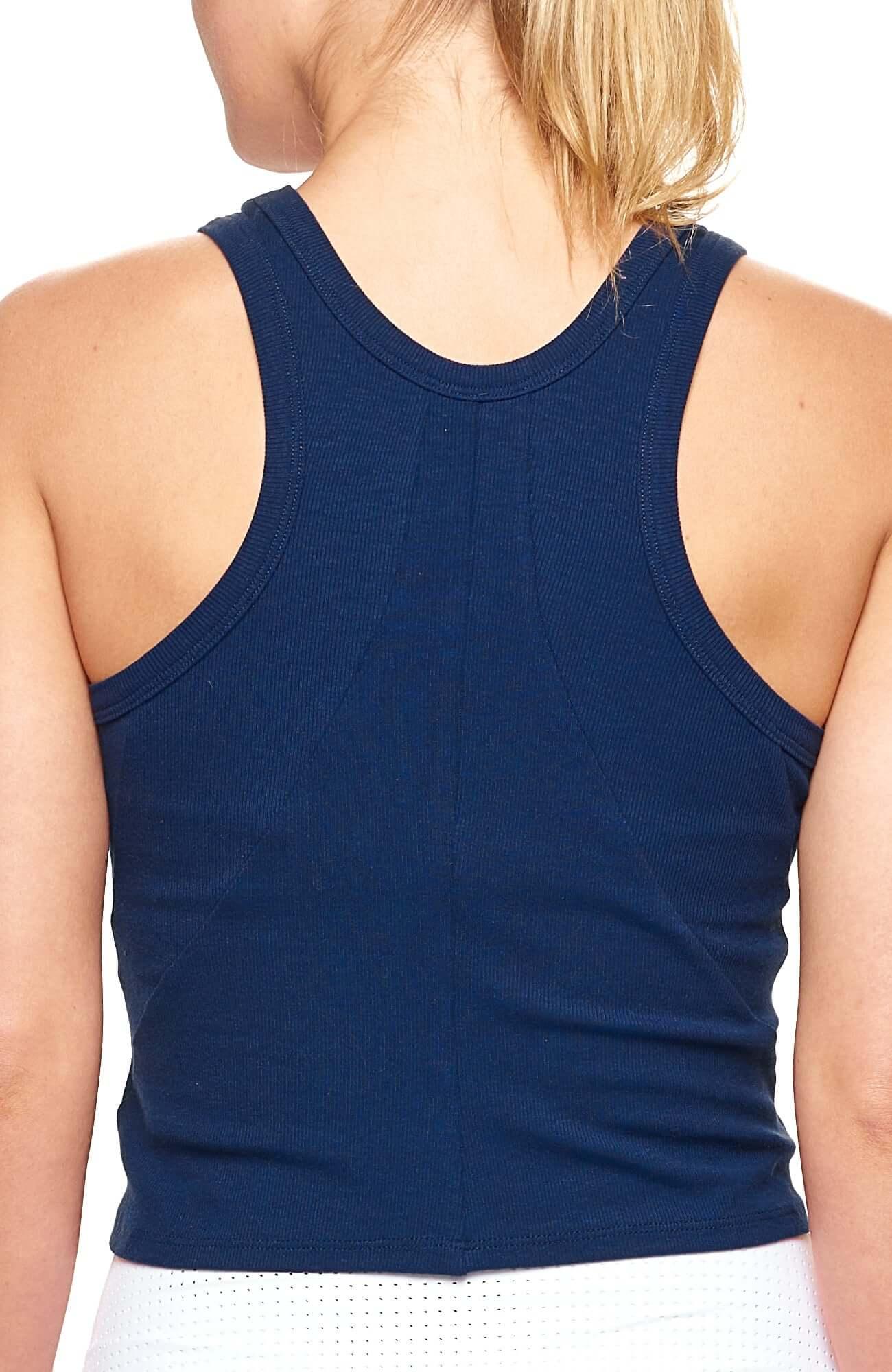 Court Chic Ribbed Tank