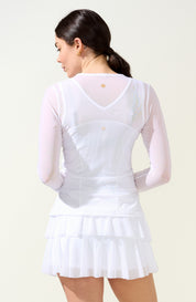 Breezy Mesh Top White