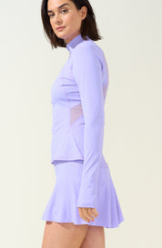 Grace 1/2 Zip Long Sleeve Top Violina
