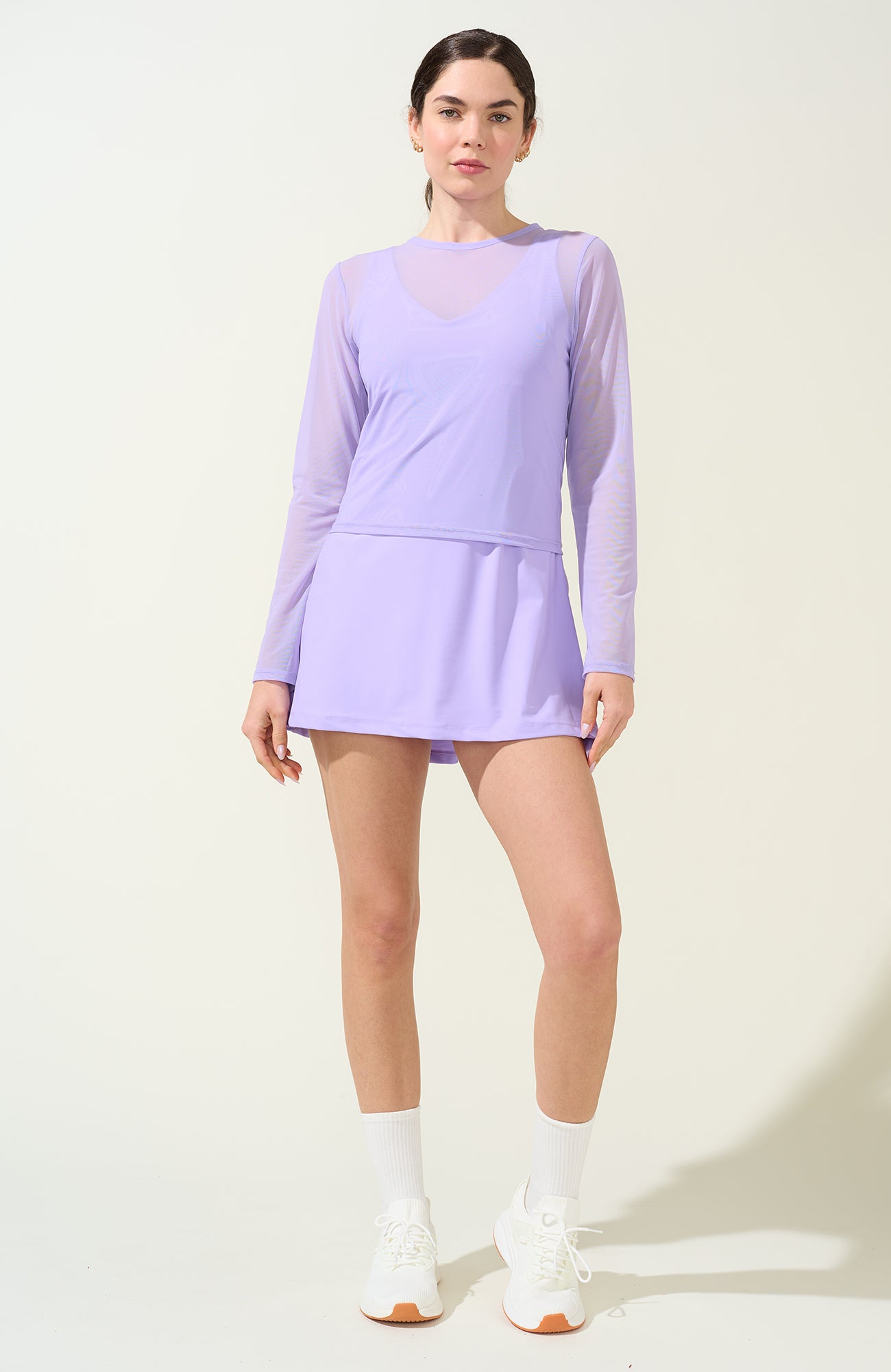 Breezy Mesh Top Lilac