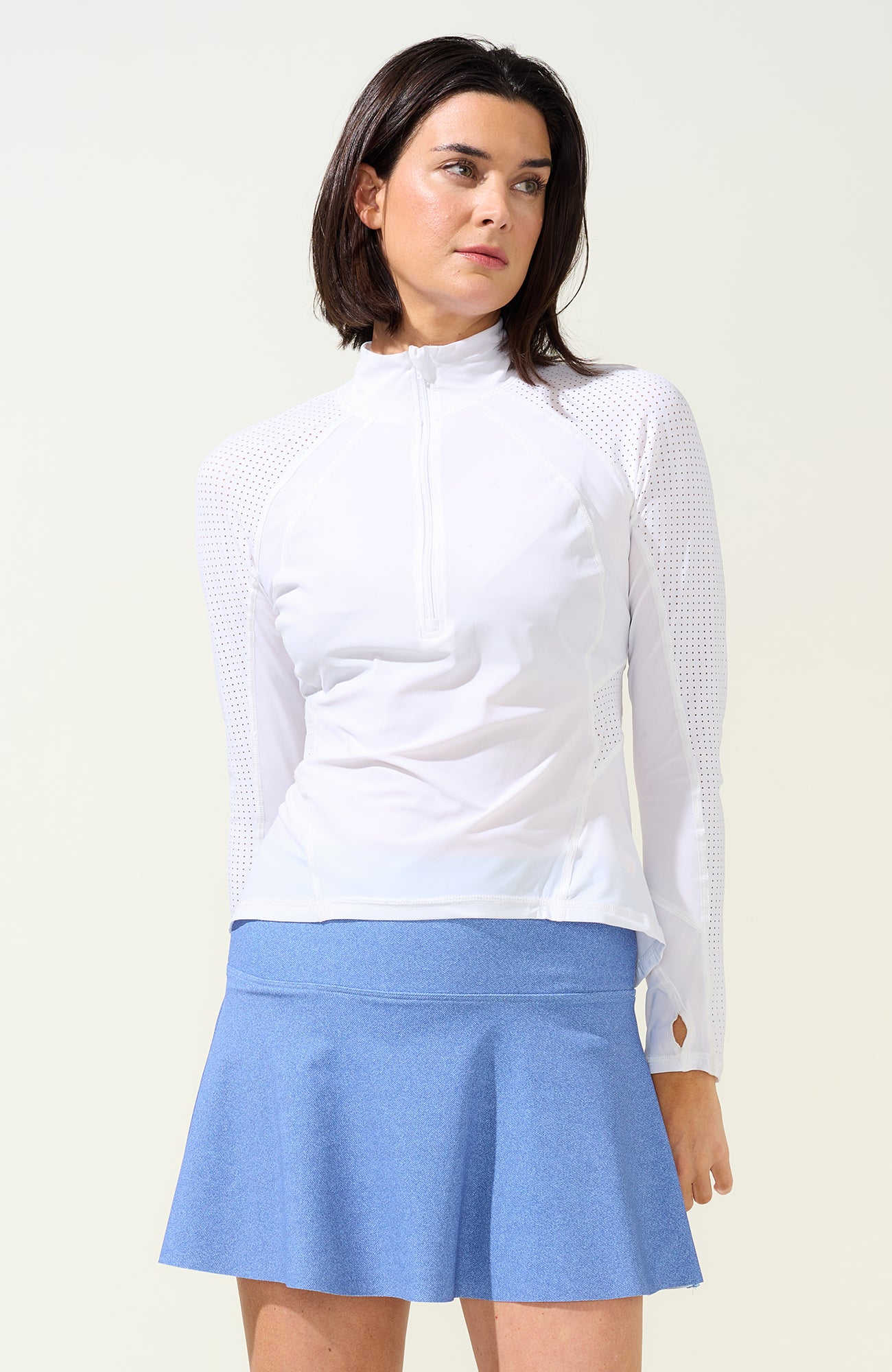 Grace 1/2 Zip Long Sleeve