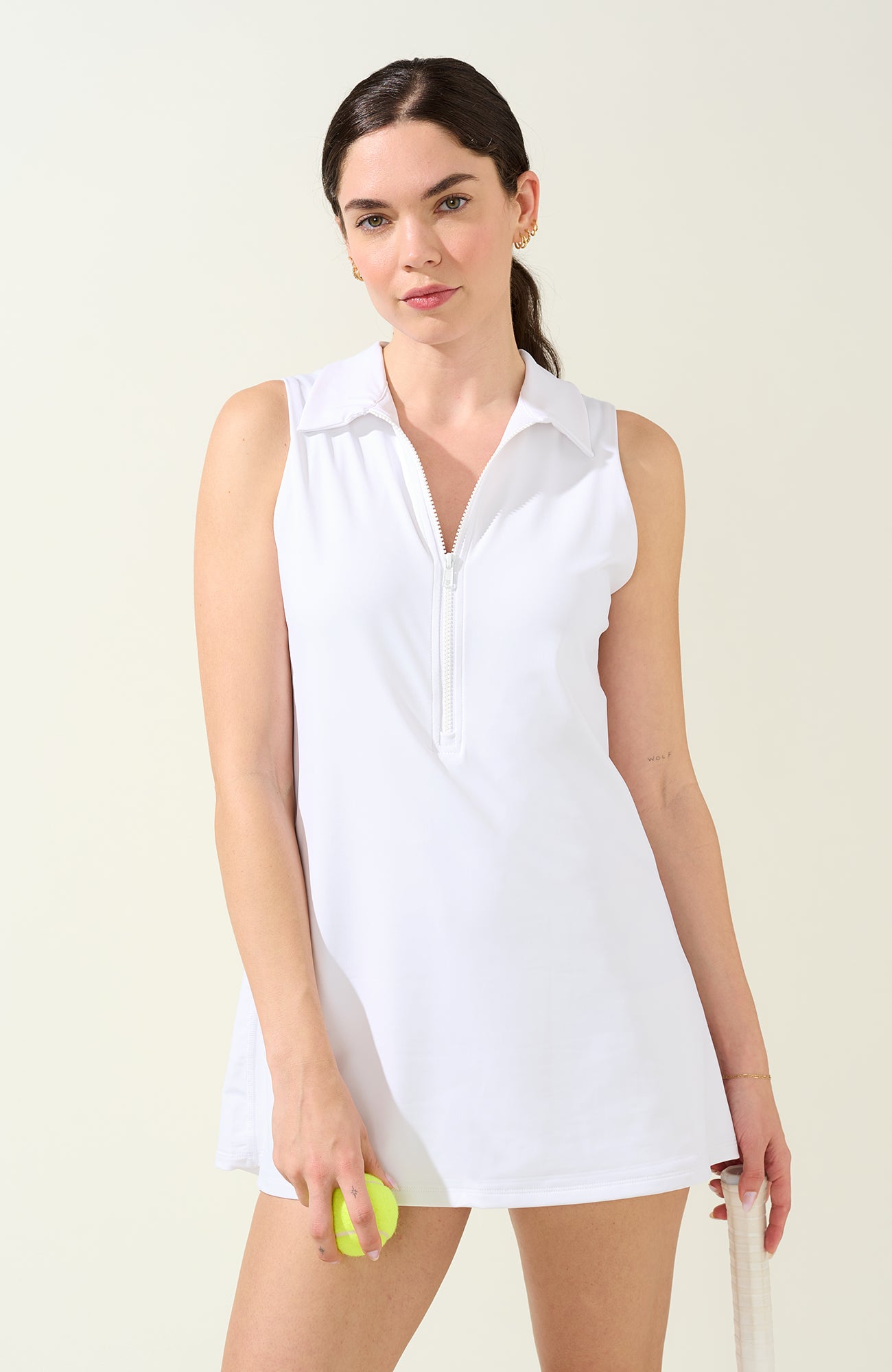 The Hampton Dress White