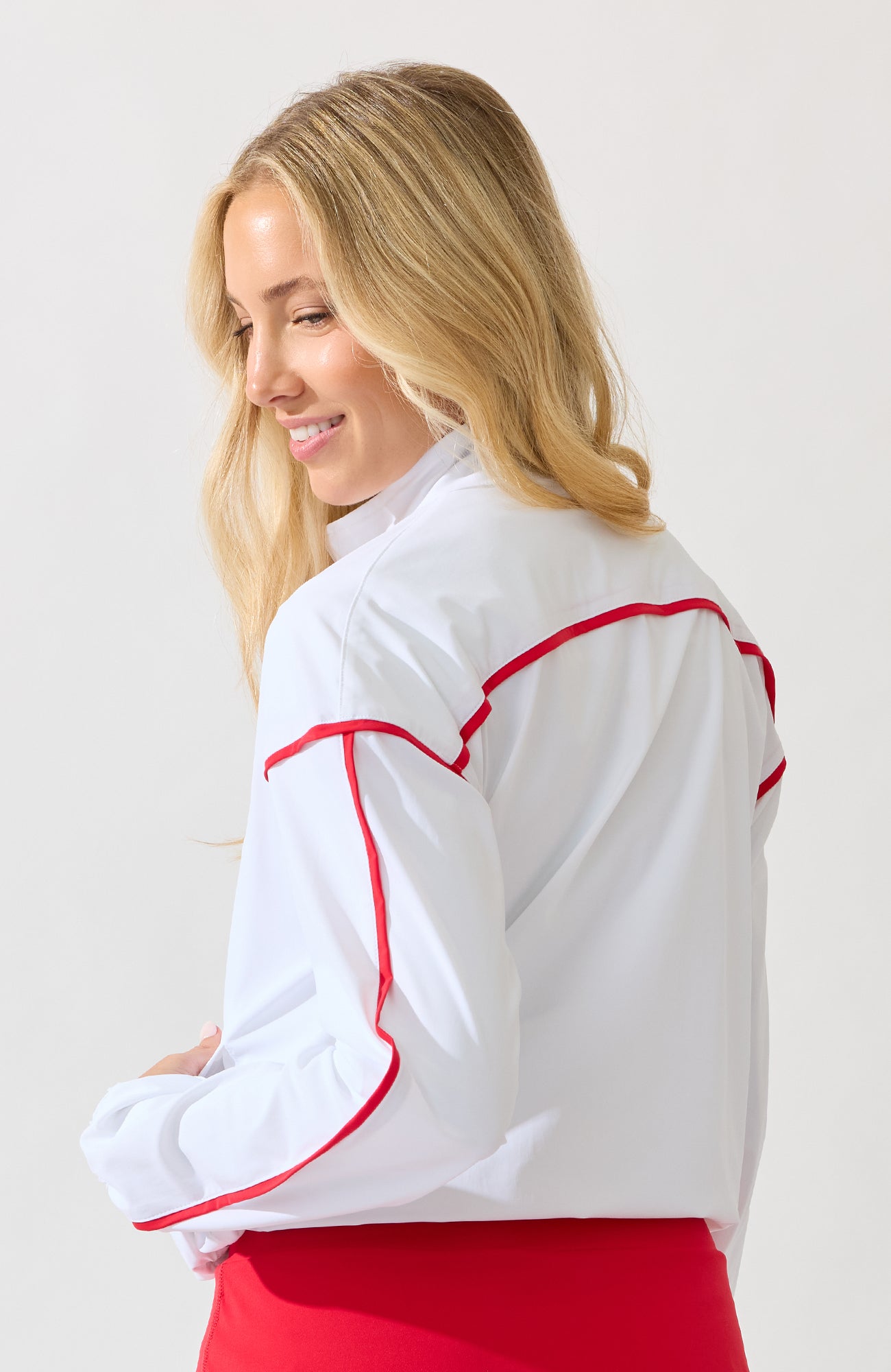 Breaker Jacket RED & WHITE