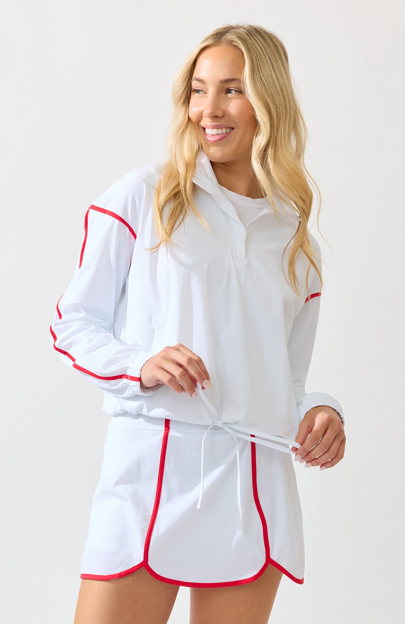 Breaker Jacket RED & WHITE