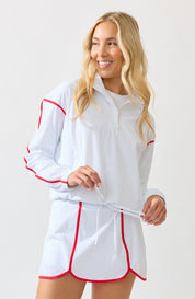 Breaker Jacket RED & WHITE