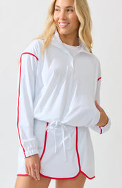 Breaker Jacket RED & WHITE