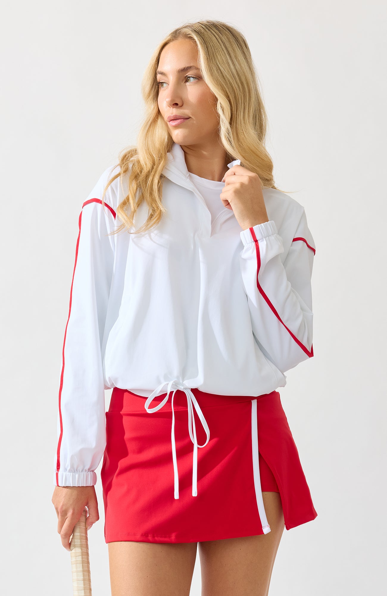 Breaker Jacket RED & WHITE