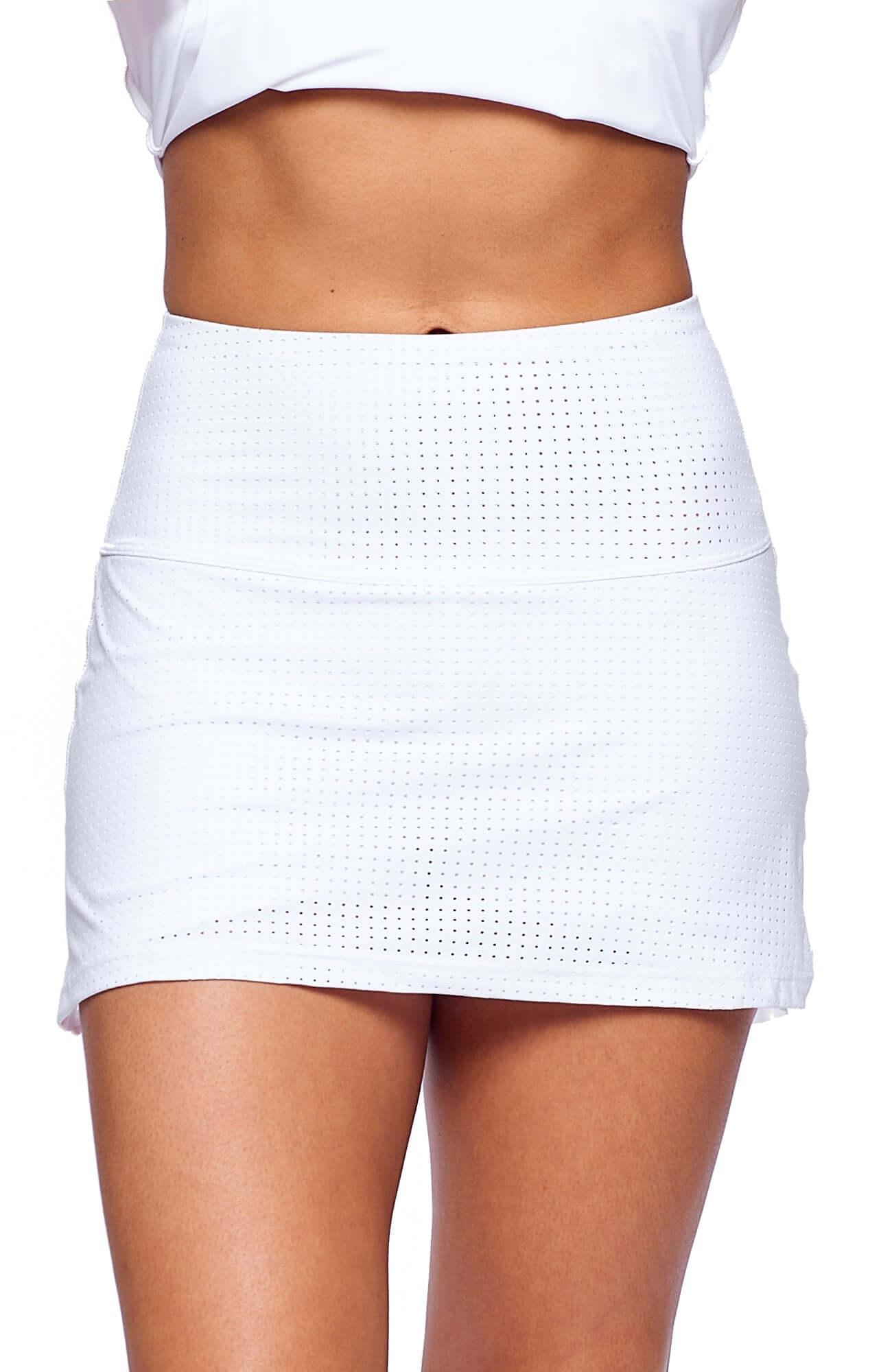 White high shop waisted tennis skirt