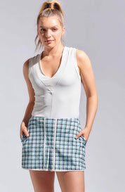 Box Pleated Tennis Skirt