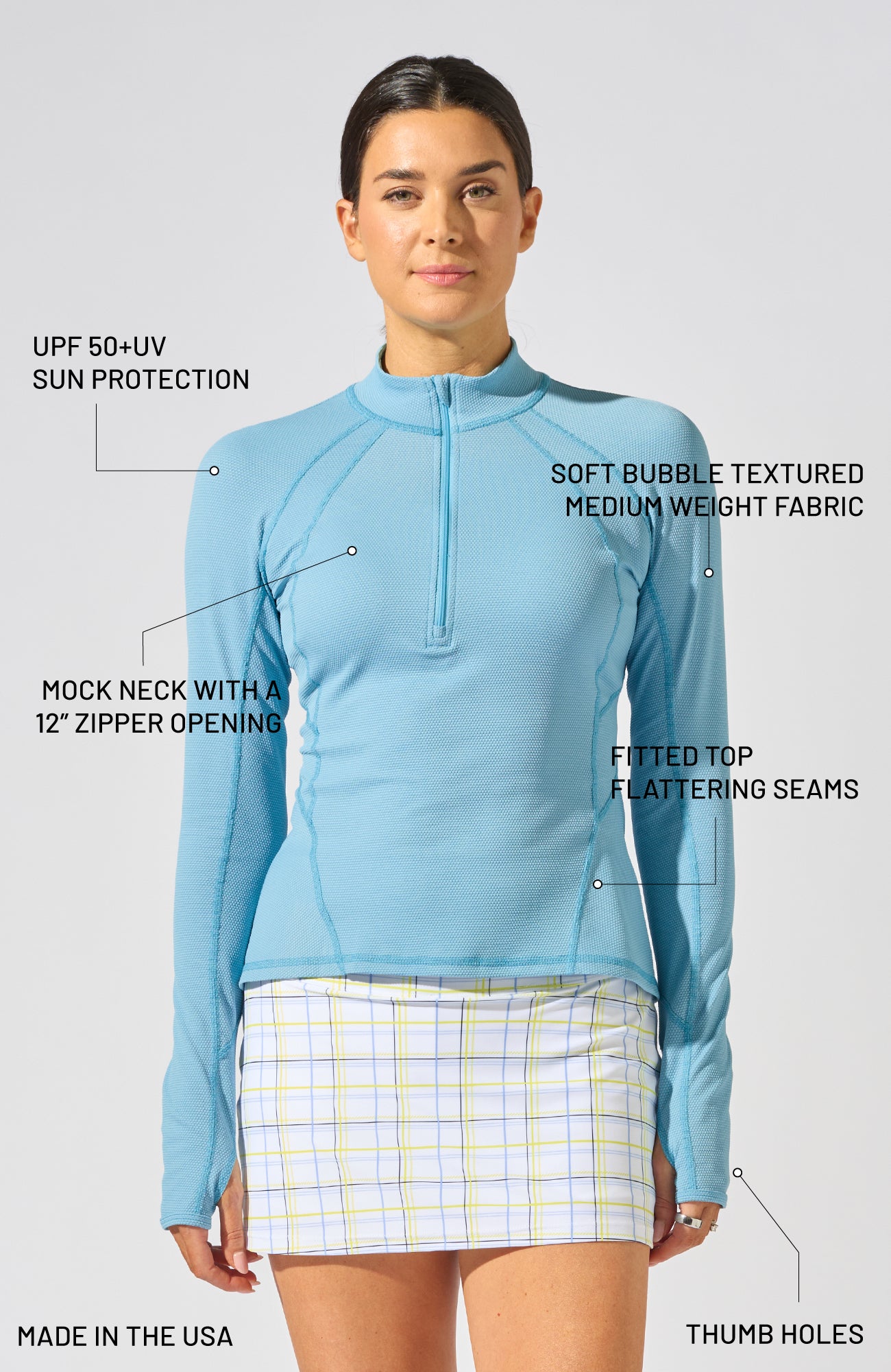 Grace 1/2 Zip Long-Sleeve