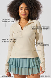 Grace 1/2 Zip Long-Sleeve
