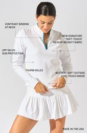 Volley Mockneck Long-Sleeve