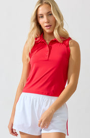 Rally Polo Tank RED
