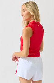 Rally Polo Tank RED
